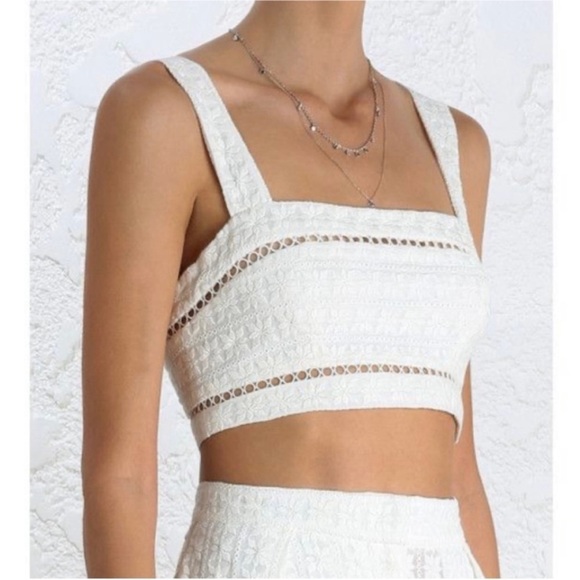 Zimmermann Tops - Zimmermann borderie bandeau top NEW